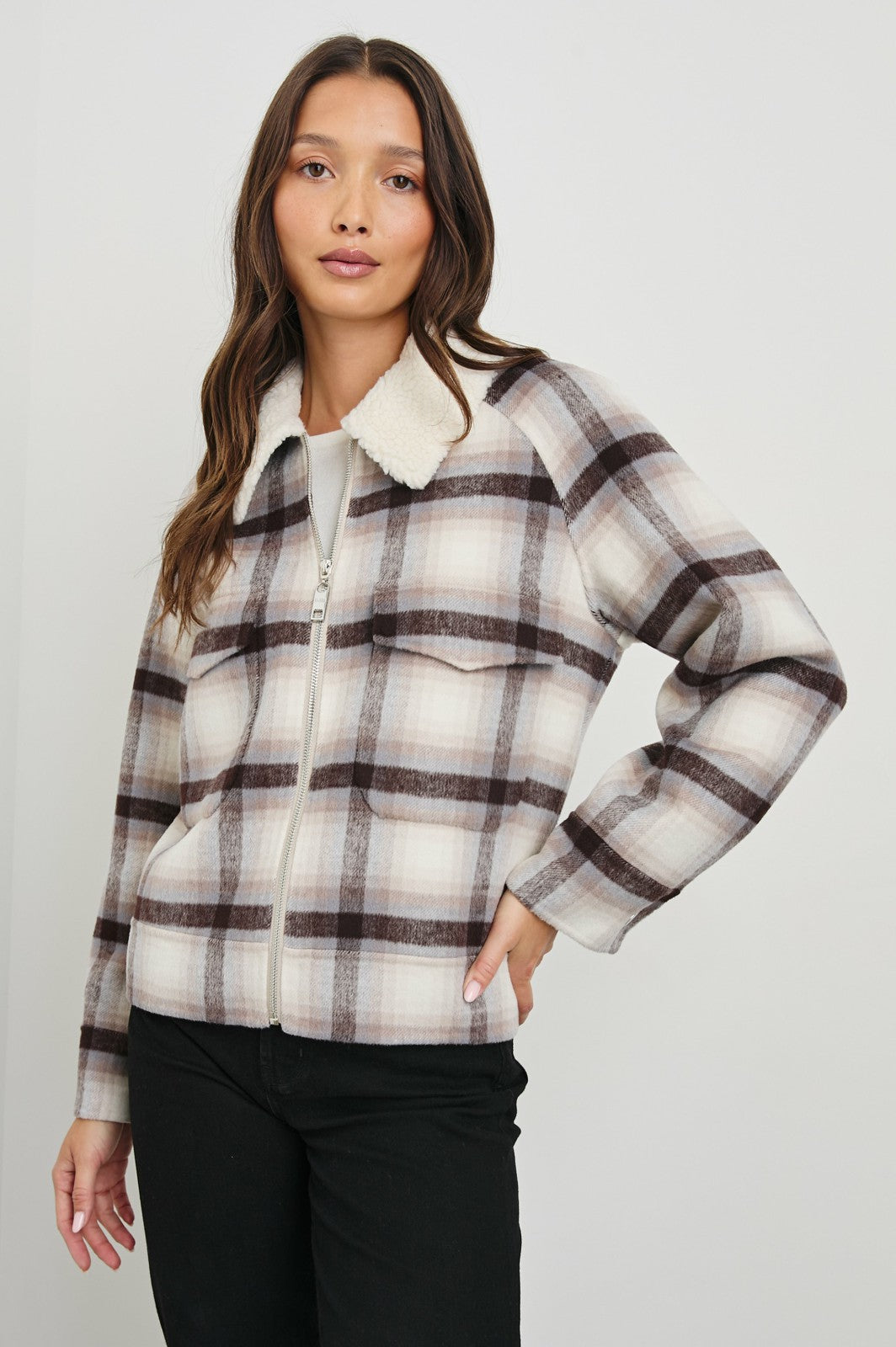 CHEYENNE JACKET - TELLURIDE PLAID| Rails on sale