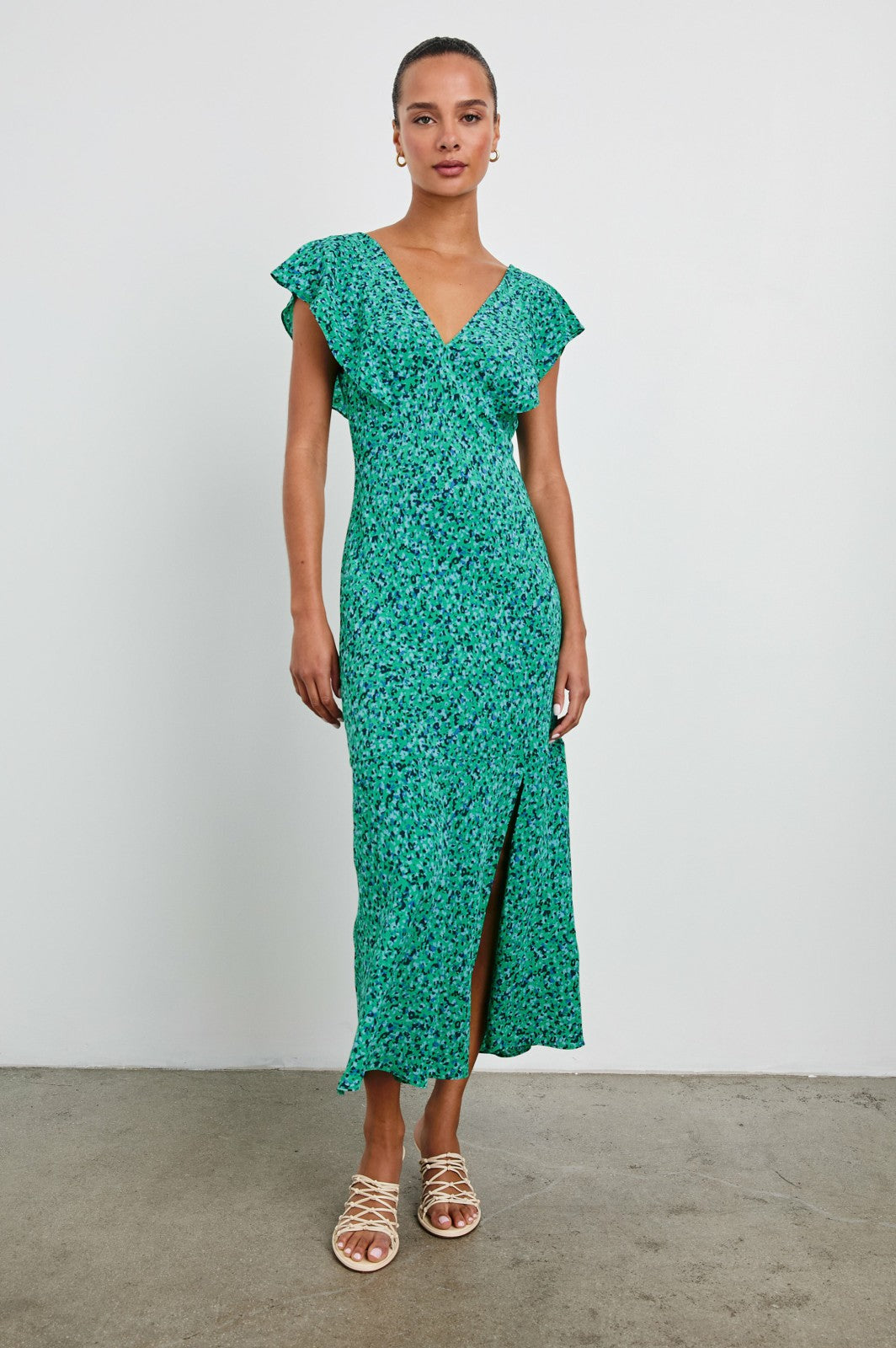 DINA DRESS - GREEN SPECKLED| Rails near me