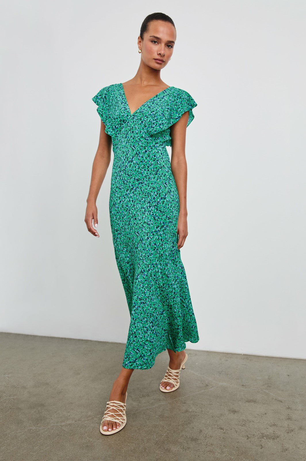 DINA DRESS - GREEN SPECKLED| Rails near me