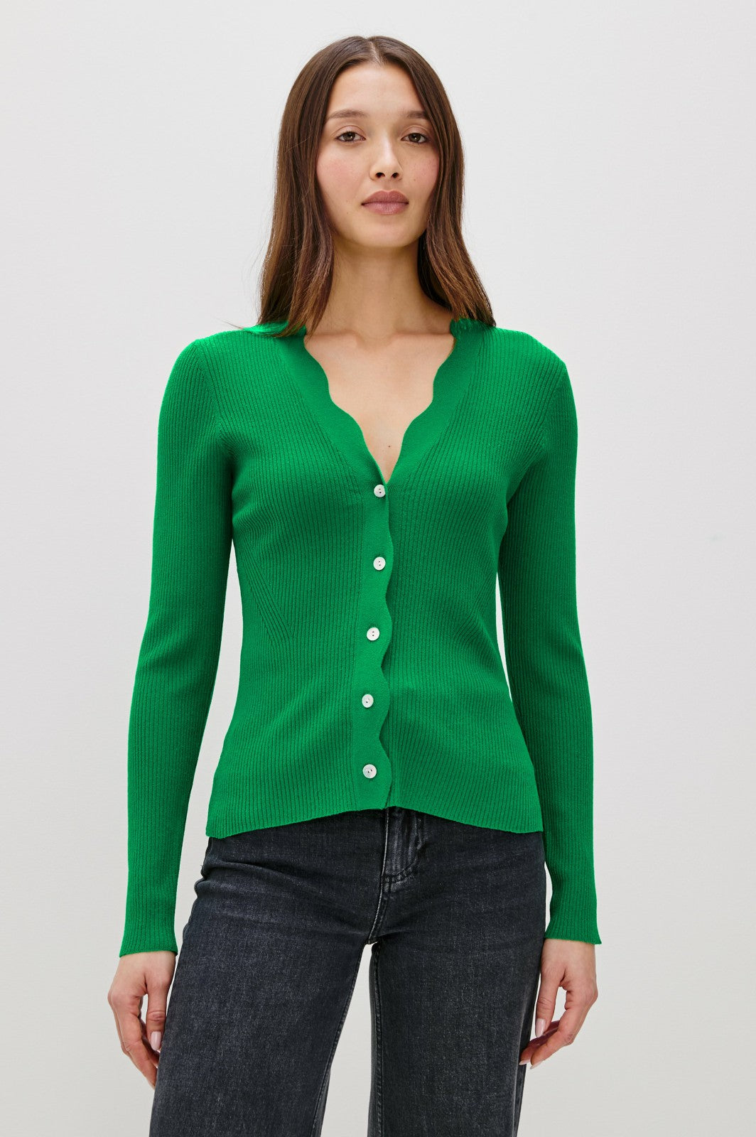 DITA CARDIGAN - KELLY GREEN| Rails discount