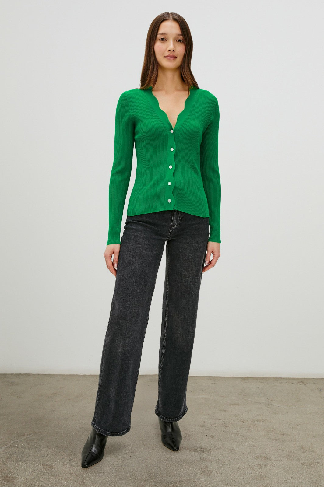 DITA CARDIGAN - KELLY GREEN| Rails discount
