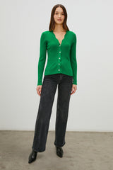 DITA CARDIGAN - KELLY GREEN| Rails discount