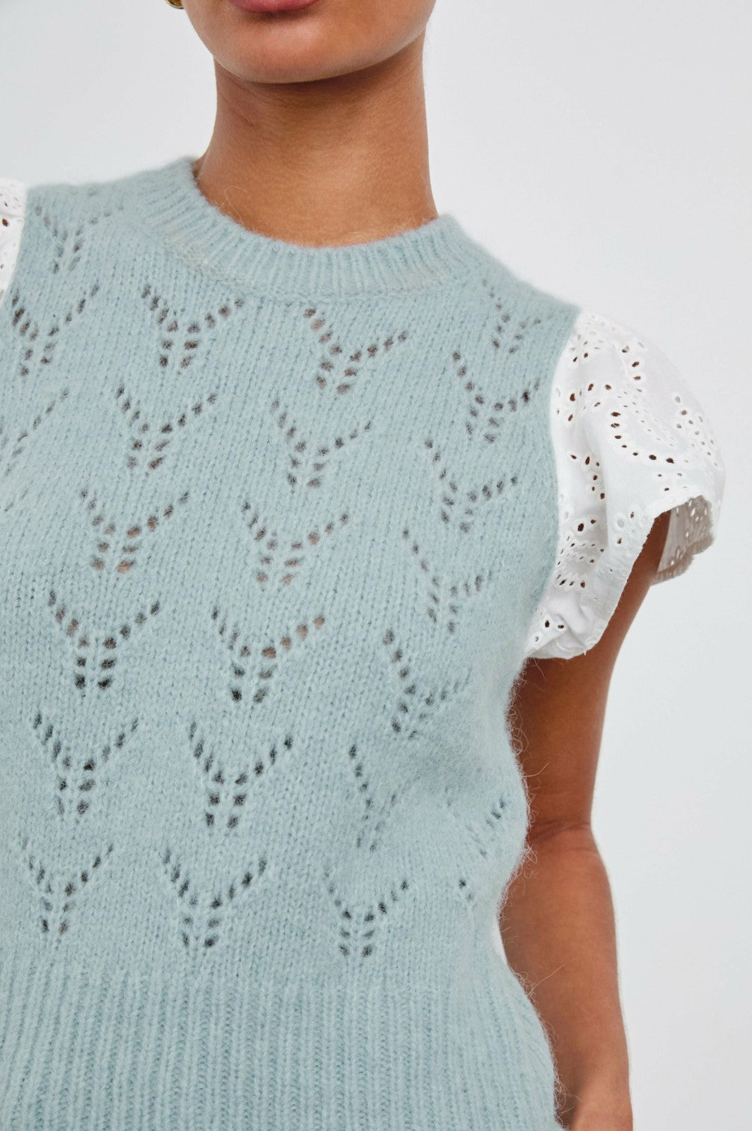 EVERLY TOP - SKY| Rails outlet