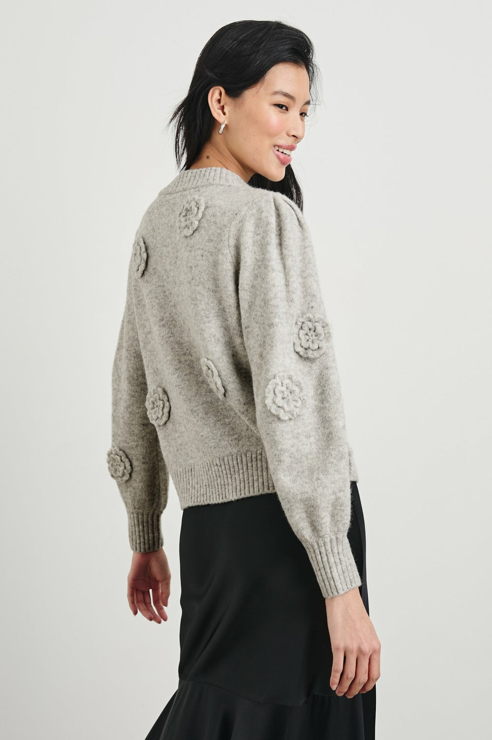 FRANCESCA CARDIGAN - HEATHER GREY| Rails outlet