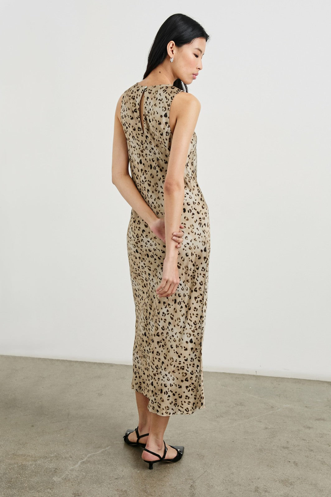 GABRIELLA DRESS - CHAMPAGNE LEOPARD| Rails online