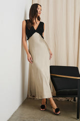 GILDA DRESS - CHAMPAGNE| Rails sale