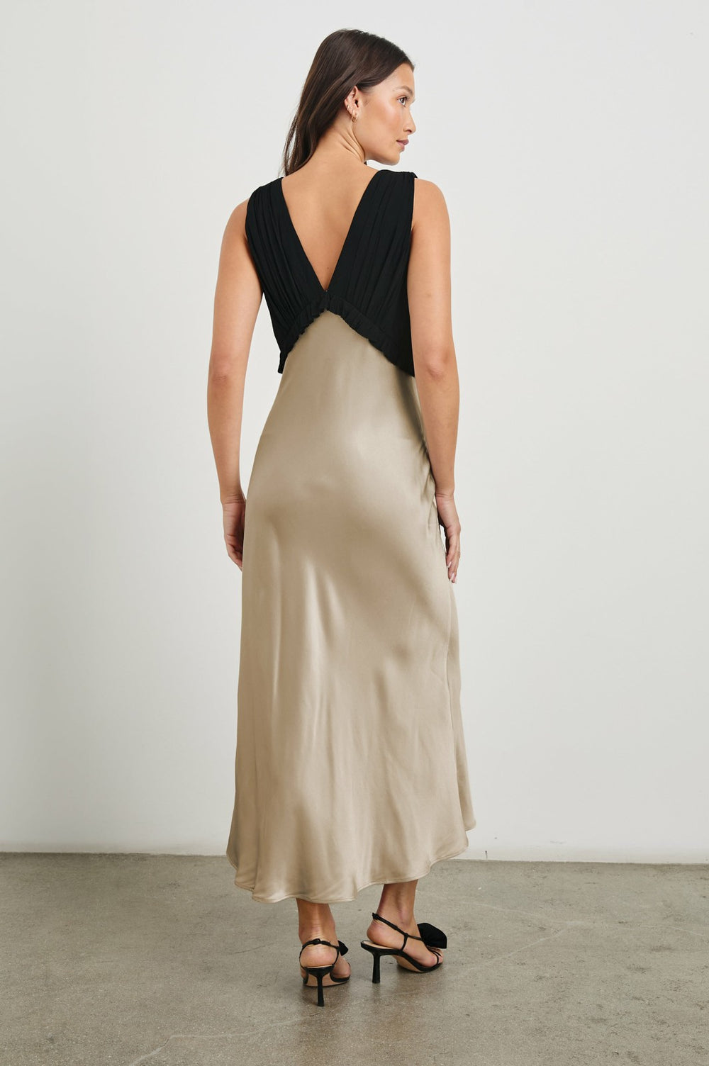 GILDA DRESS - CHAMPAGNE| Rails sale