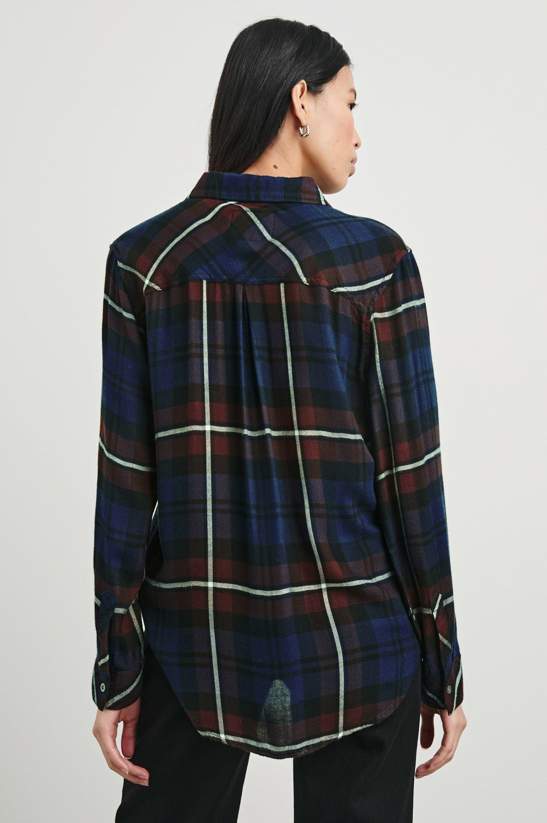 HUNTER SHIRT - CHESTNUT BIRCH NAVY| Rails discount
