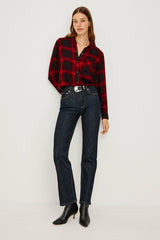 HUNTER SHIRT - DIFFUSED CARDINAL BLACK| Rails US