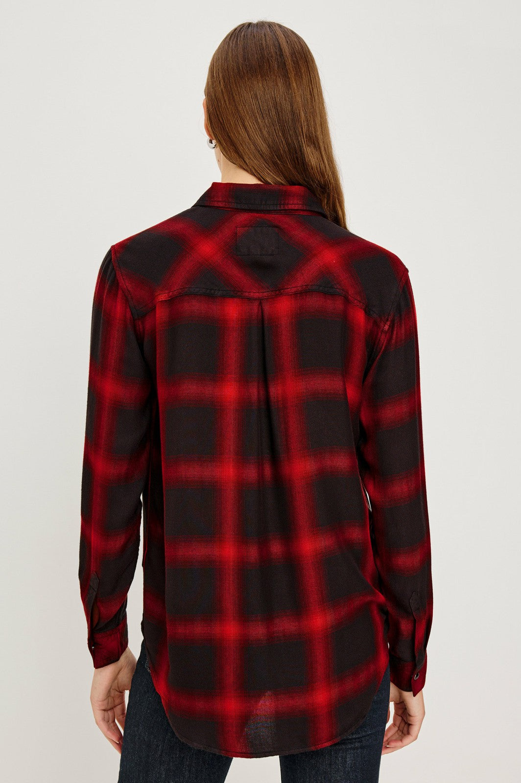 HUNTER SHIRT - DIFFUSED CARDINAL BLACK| Rails US