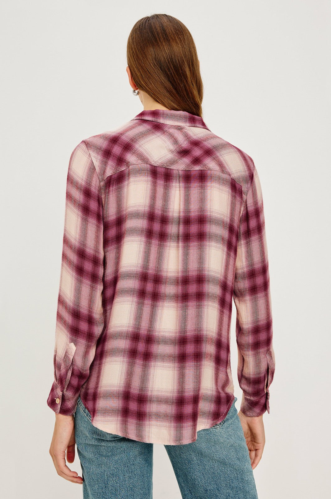 HUNTER SHIRT - FADED PLUM IVORY| Rails discount