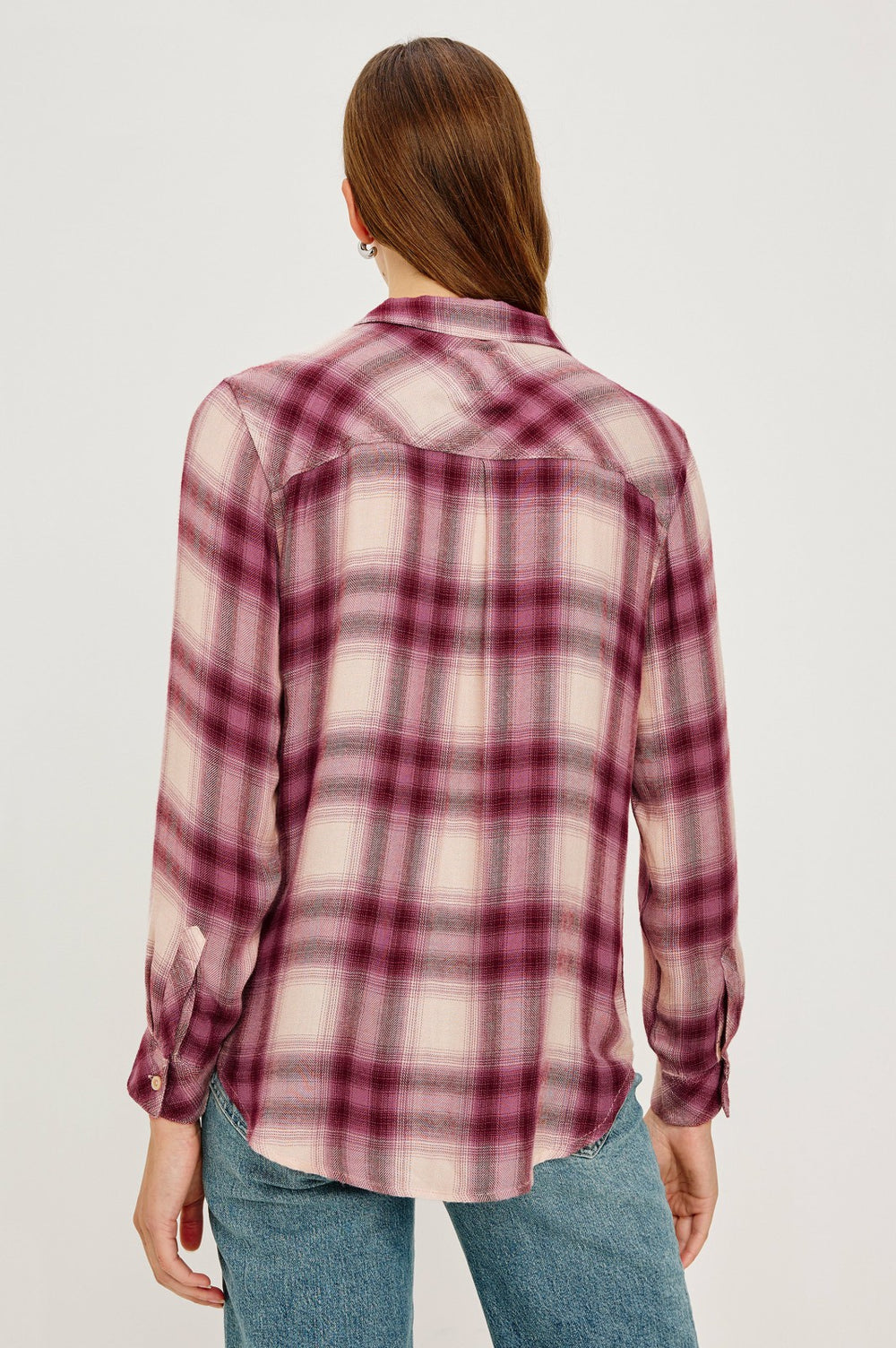 HUNTER SHIRT - FADED PLUM IVORY| Rails discount