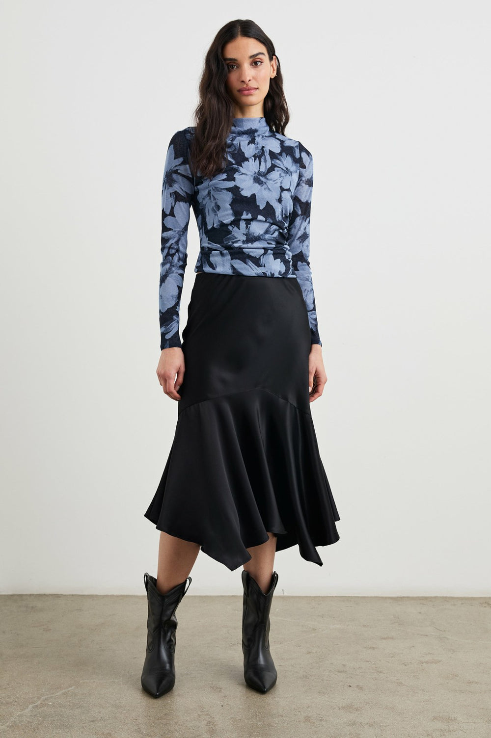 JOELLE TOP - MIDNIGHT LILY| Rails on sale