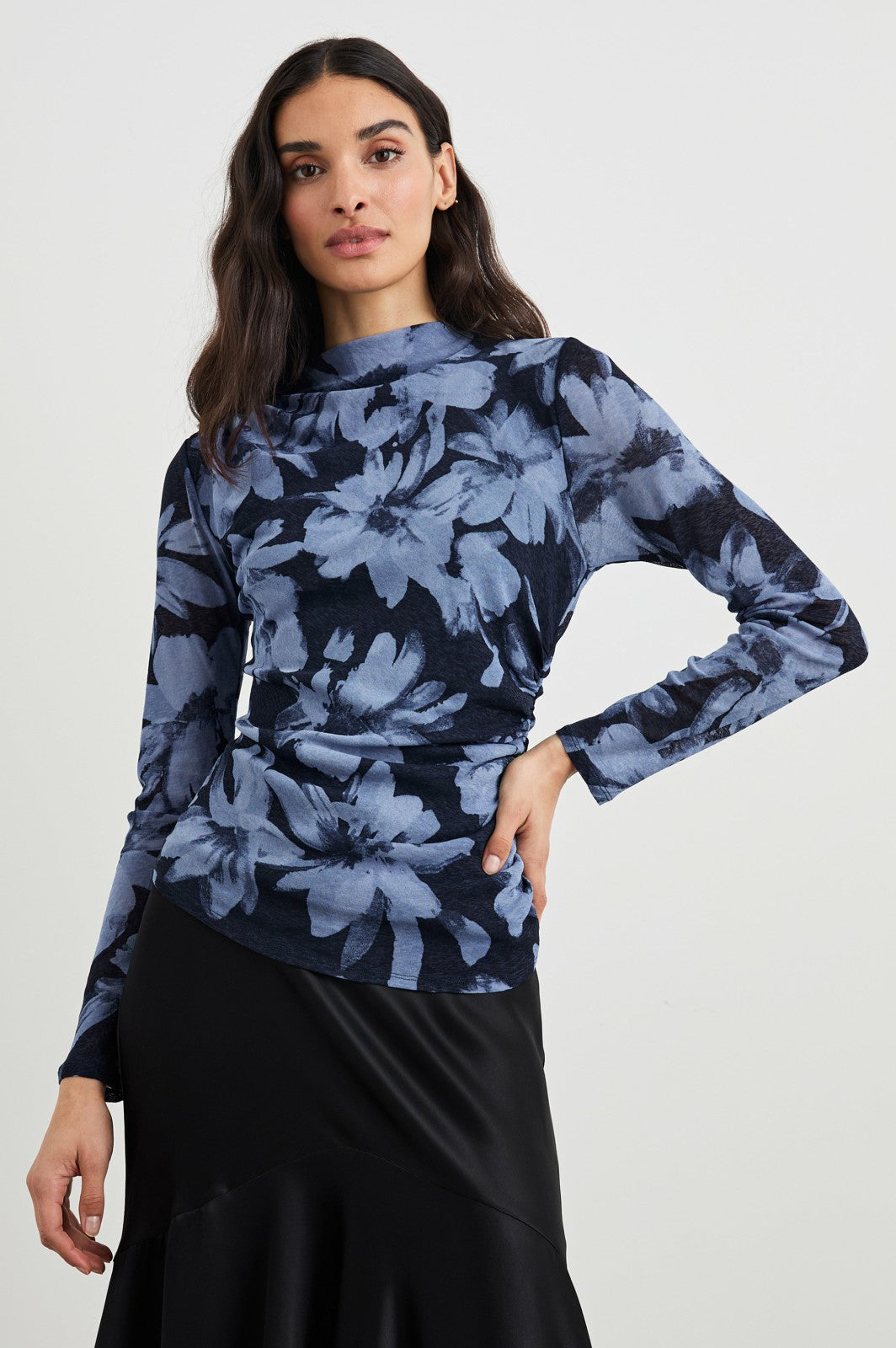 JOELLE TOP - MIDNIGHT LILY| Rails on sale