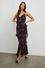 KARISELLE DRESS - DARK AZALEA| Rails US