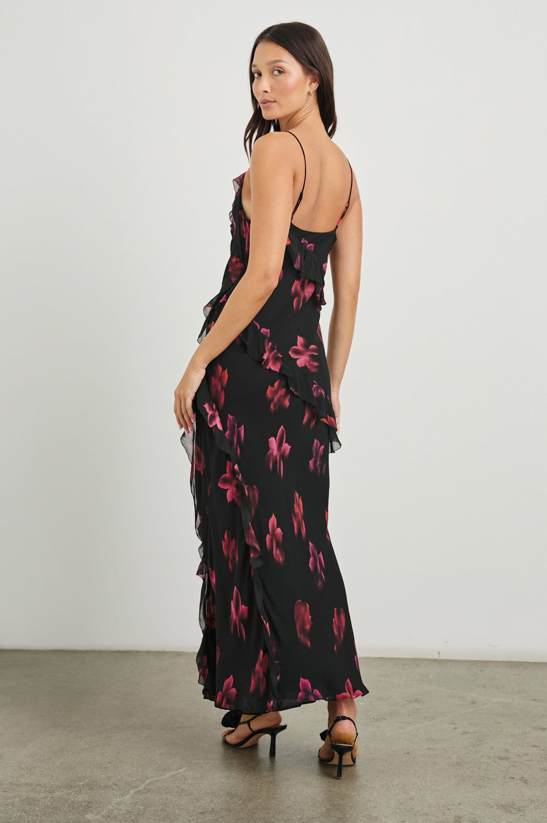 KARISELLE DRESS - DARK AZALEA| Rails US