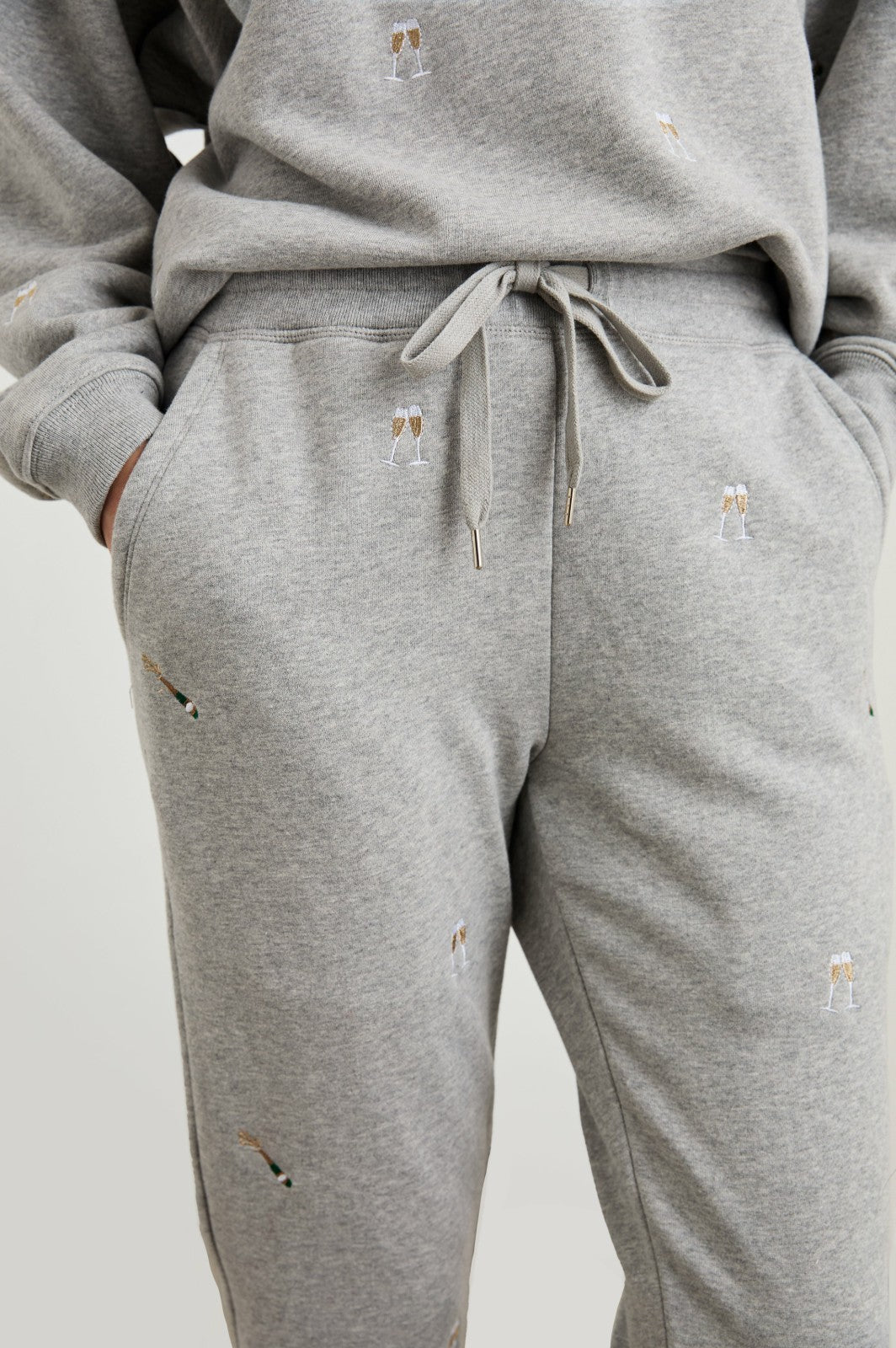 KINGSTON SWEATPANT - CHAMPAGNE EMBROIDERY| Rails near me