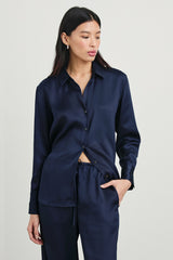 LEDGER SHIRT - NAVY| Rails online