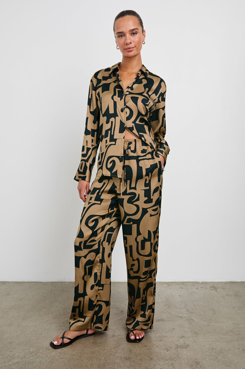 LEDGER SHIRT - SANTORINI SAND| Rails outlet