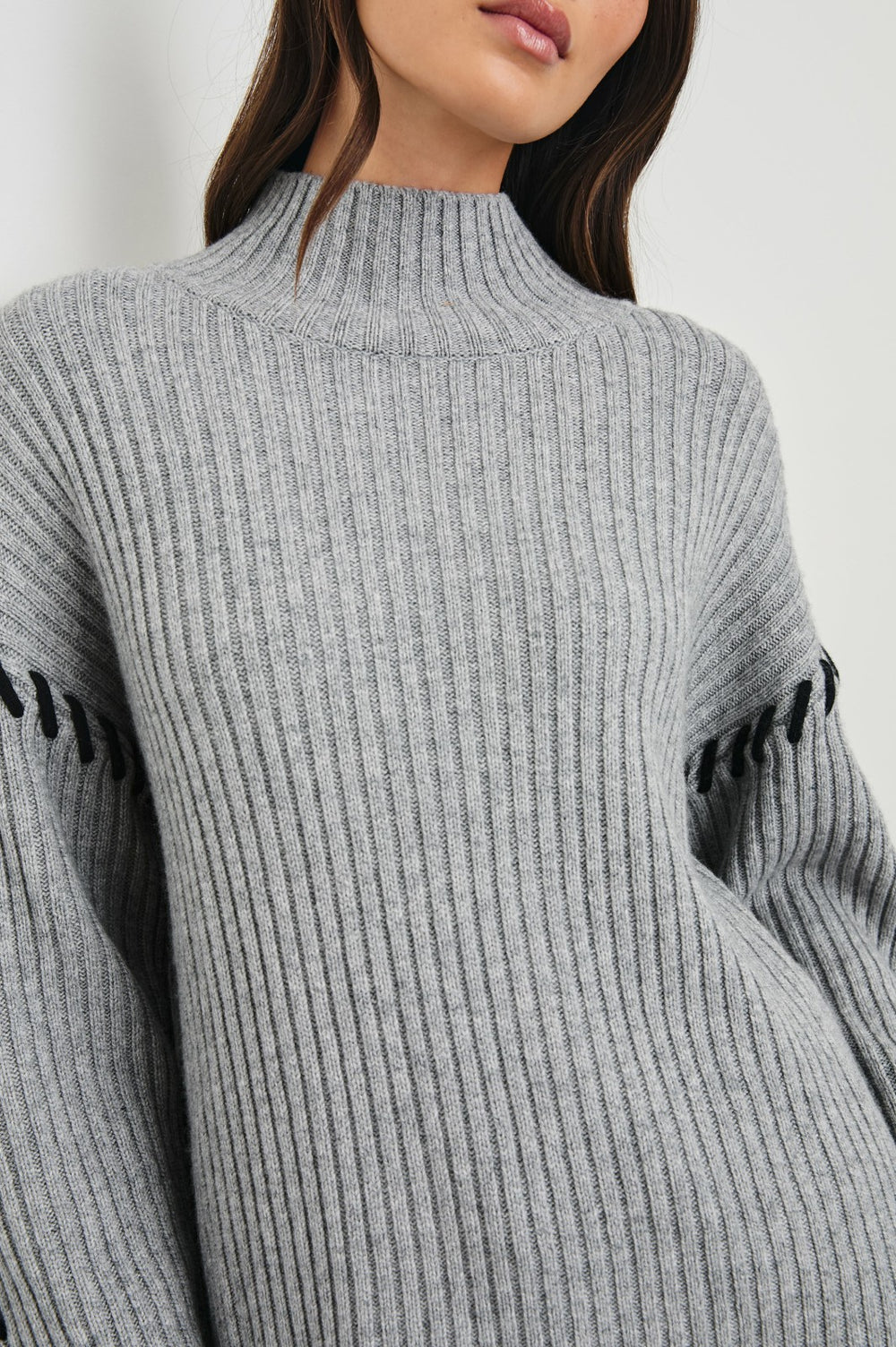 LIAM SWEATER - HEATHER GREY| Rails on sale