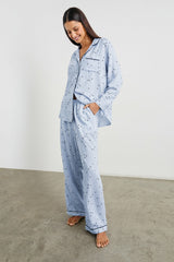 LUNA PAJAMA SET - FLOCKED COSMIC STRIPE| Rails for sale
