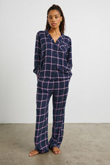 LUNA PAJAMA SET - SAPPHIRE MAGENTA| Rails online