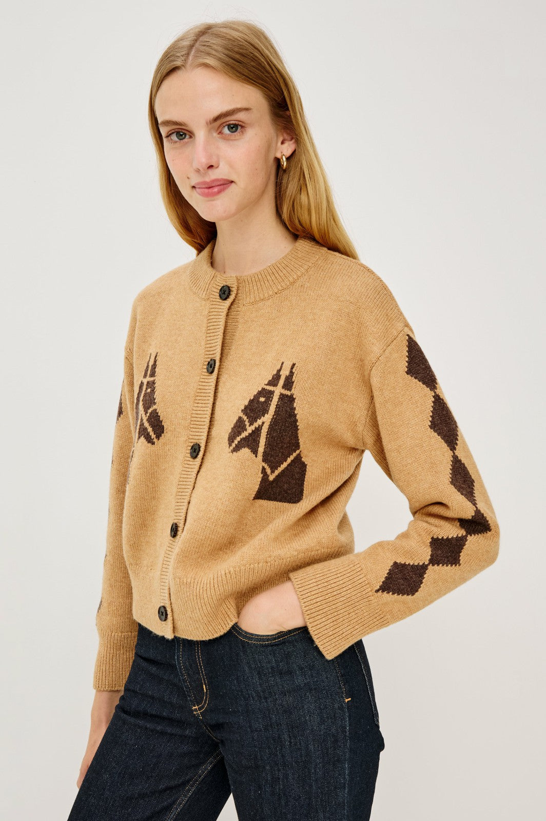 MAVIE CARDIGAN- CAMEL STABLES| Rails online