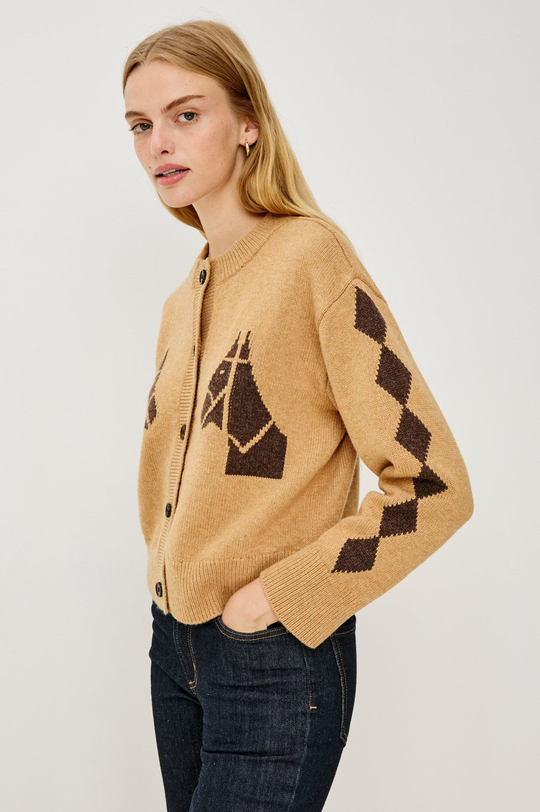 MAVIE CARDIGAN- CAMEL STABLES| Rails online