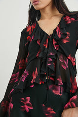 NICOLETTA TOP - DARK AZALEA| Rails for sale