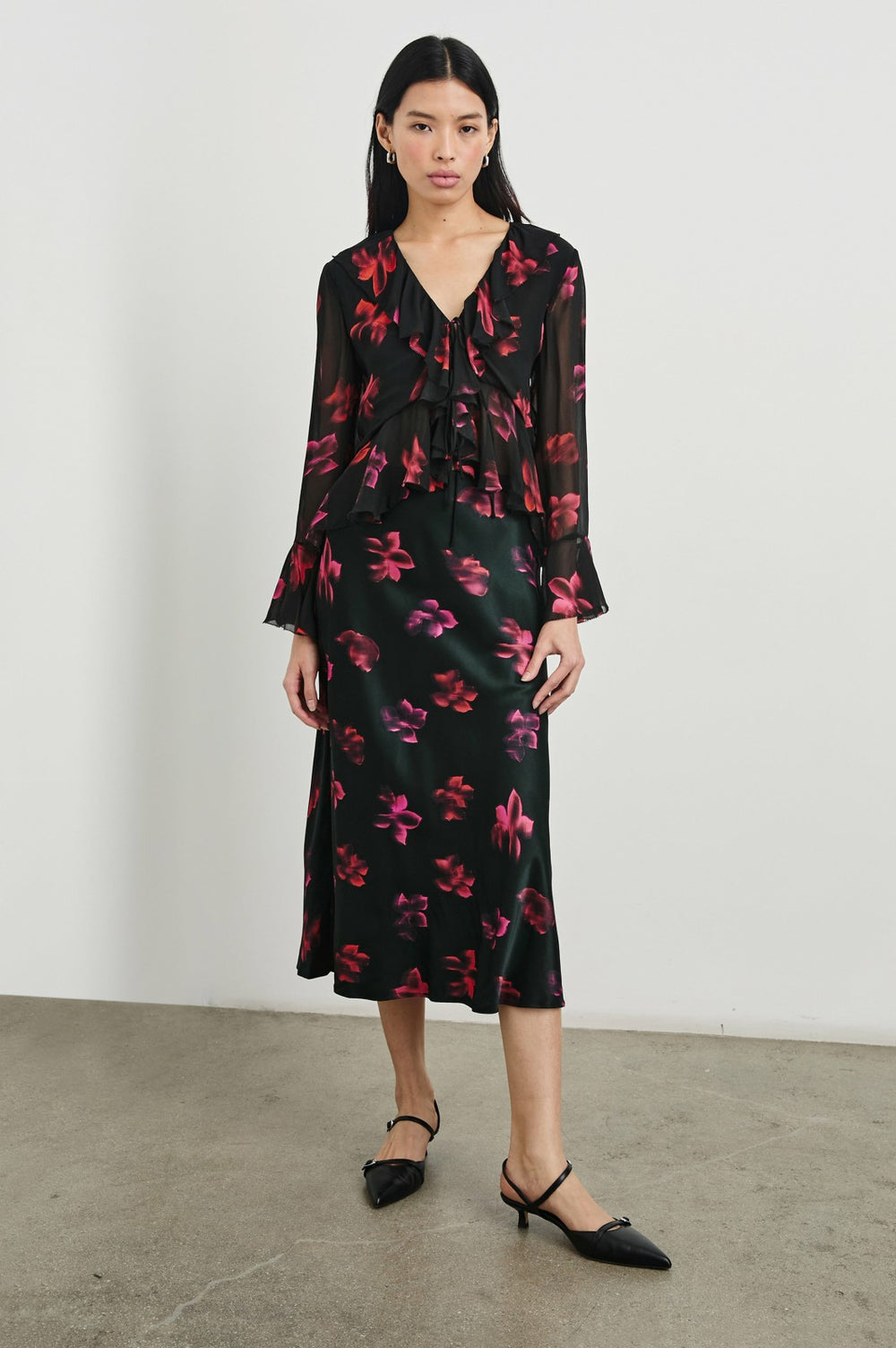 NICOLETTA TOP - DARK AZALEA| Rails for sale