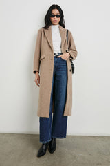 OPERA COAT - HEATHER LATTE| Rails sale