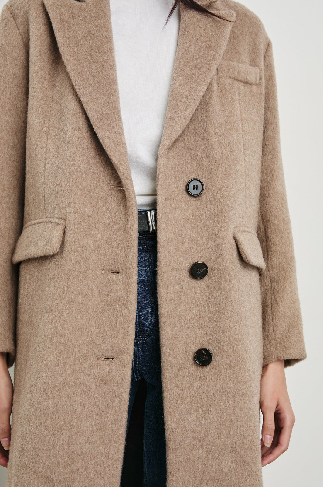OPERA COAT - HEATHER LATTE| Rails sale