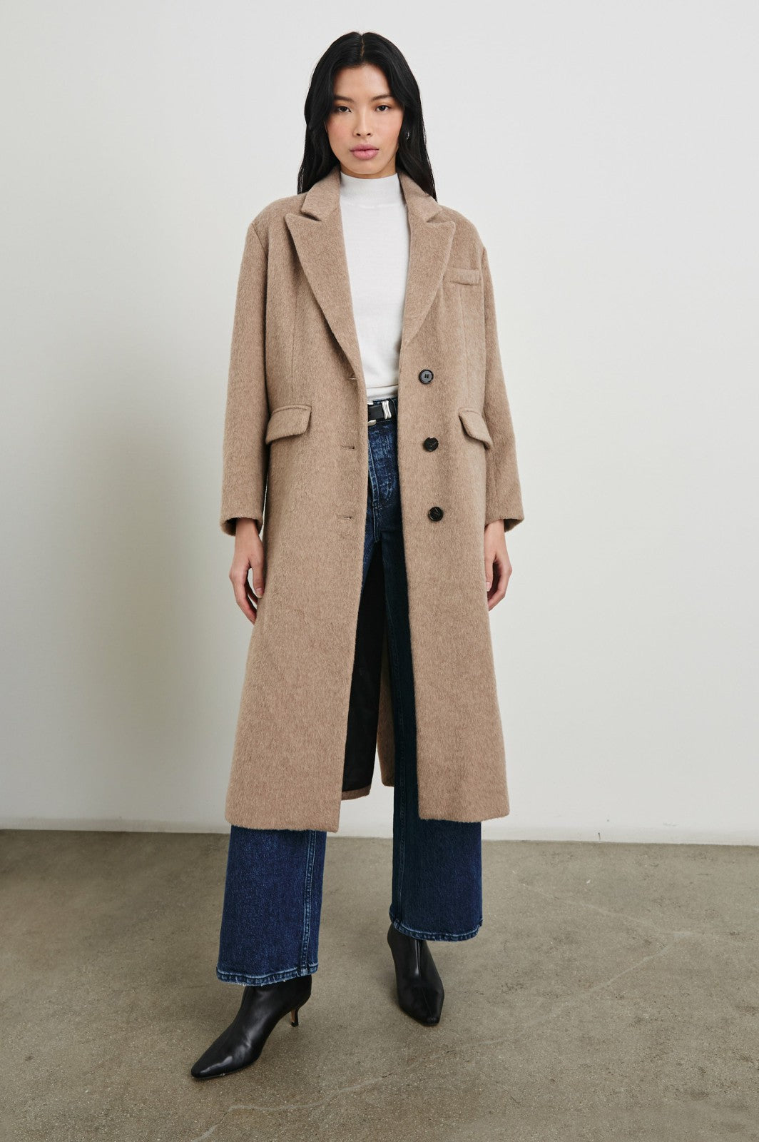 OPERA COAT - HEATHER LATTE| Rails sale