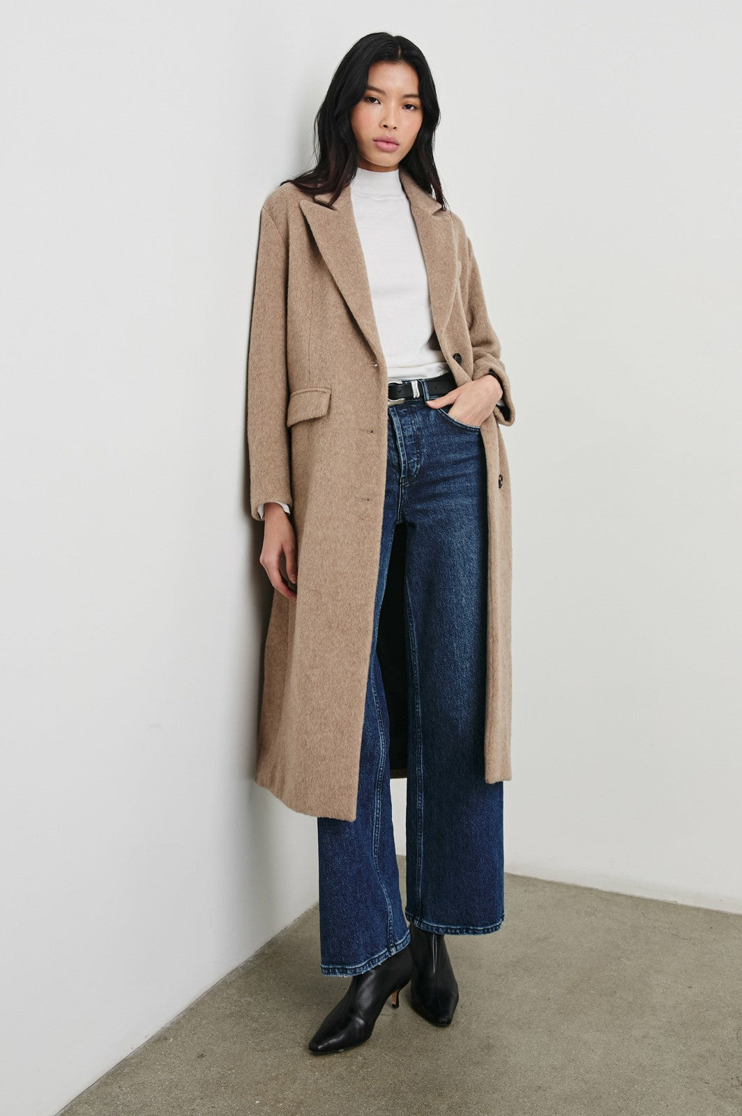 OPERA COAT - HEATHER LATTE| Rails sale