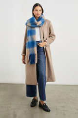 OSLO SCARF - COBALT CAMEL| Rails outlet
