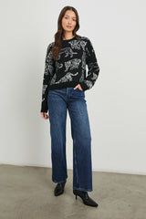 PERCI SWEATER - CHARCOAL CATS| Rails near me
