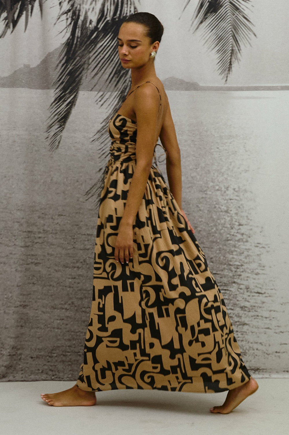 SILVIA DRESS - SANTORINI SAND| Rails outlet