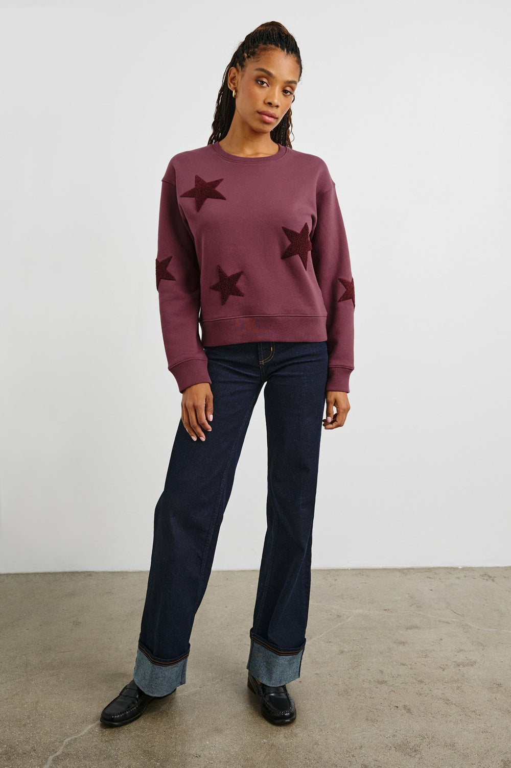 SONIA SWEATSHIRT - BURGUNDY| Rails for sale