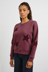 SONIA SWEATSHIRT - BURGUNDY| Rails for sale