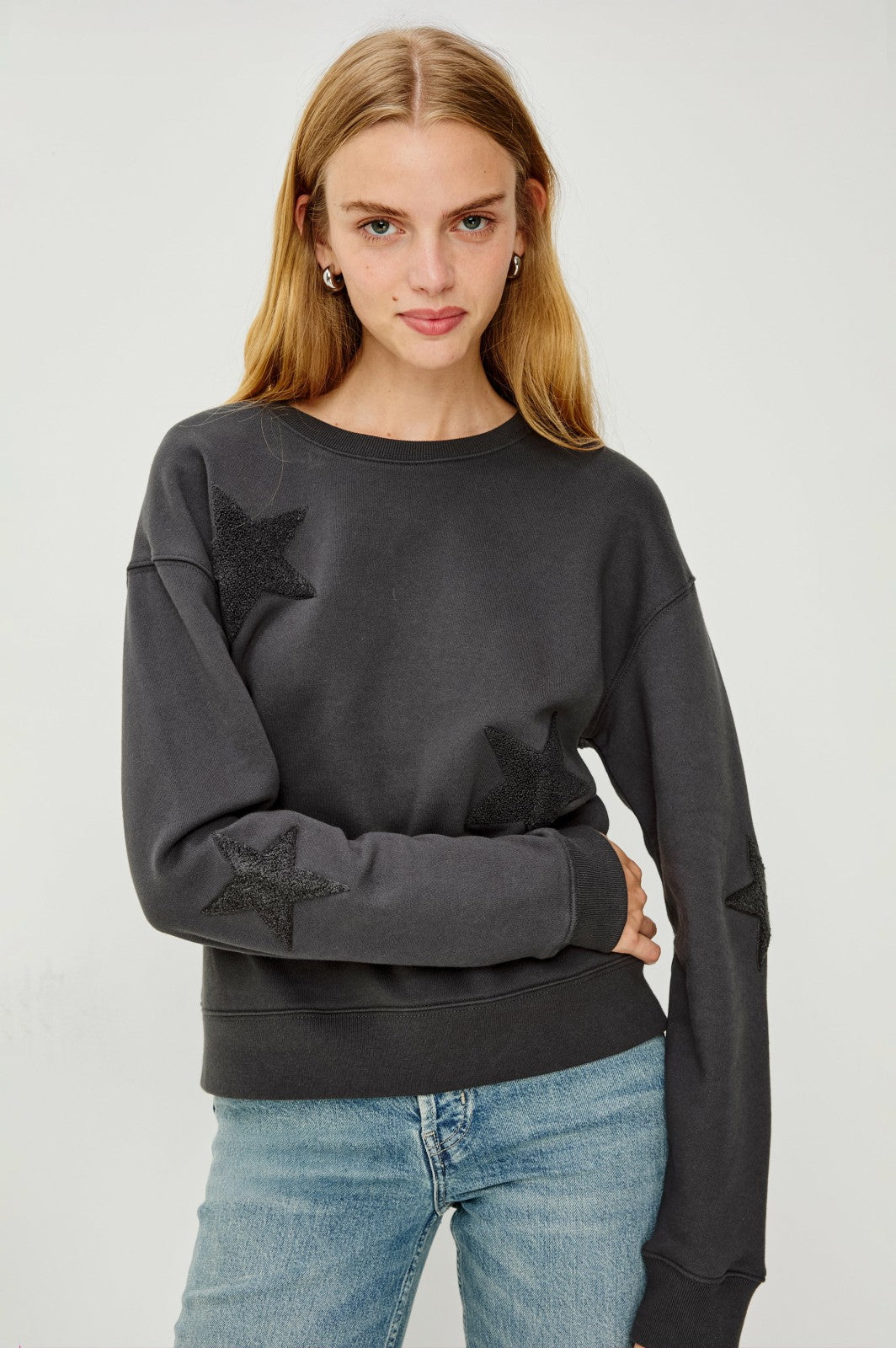 SONIA SWEATSHIRT - WASHED BLACK| Rails sale