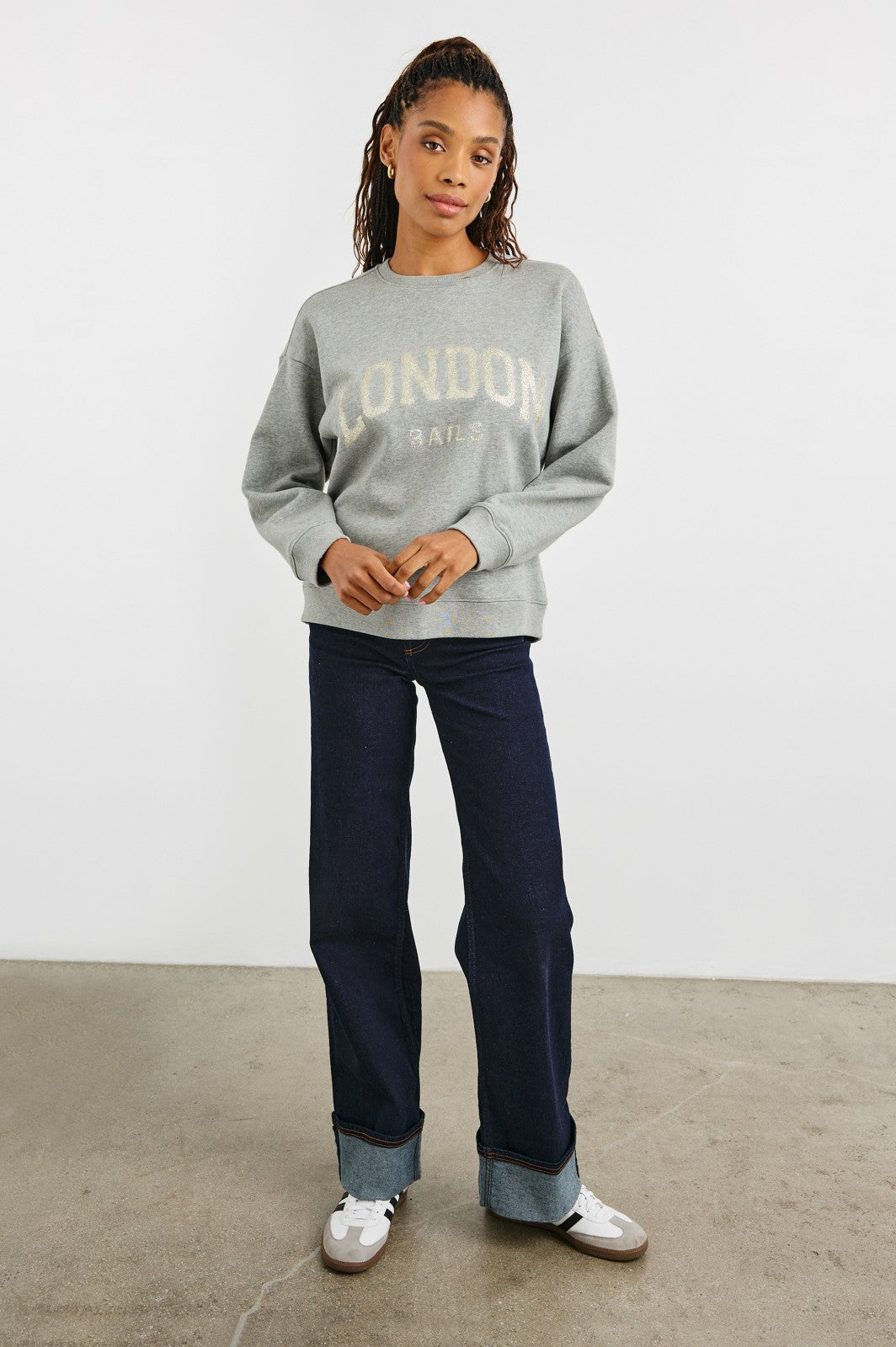 THE VARSITY SWEATSHIRT - LONDON GLITTER| Rails discount