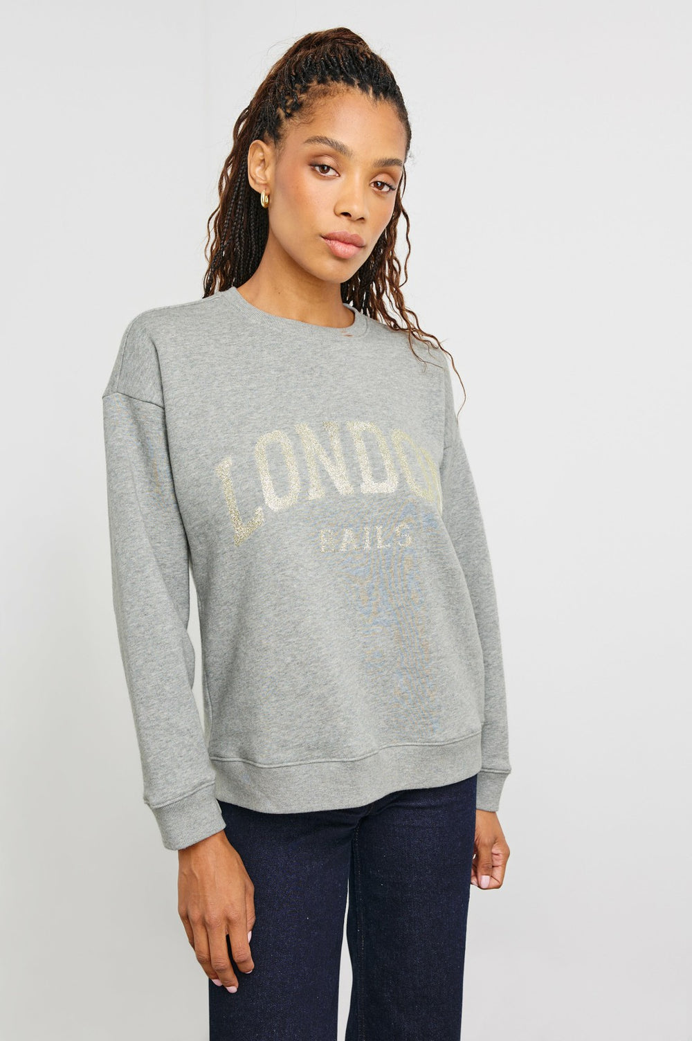 THE VARSITY SWEATSHIRT - LONDON GLITTER| Rails discount