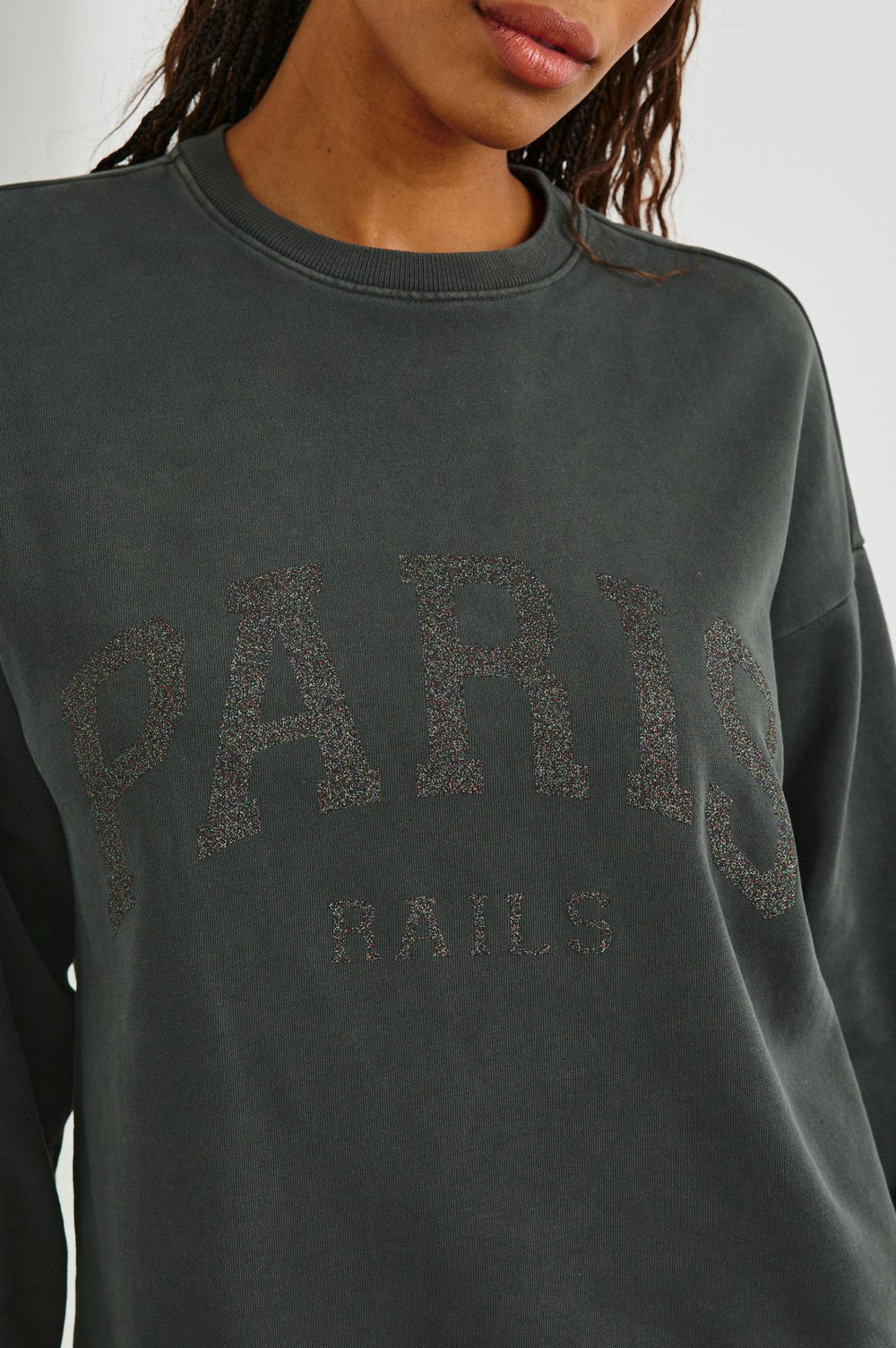 THE VARSITY SWEATSHIRT - PARIS GLITTER| Rails near me