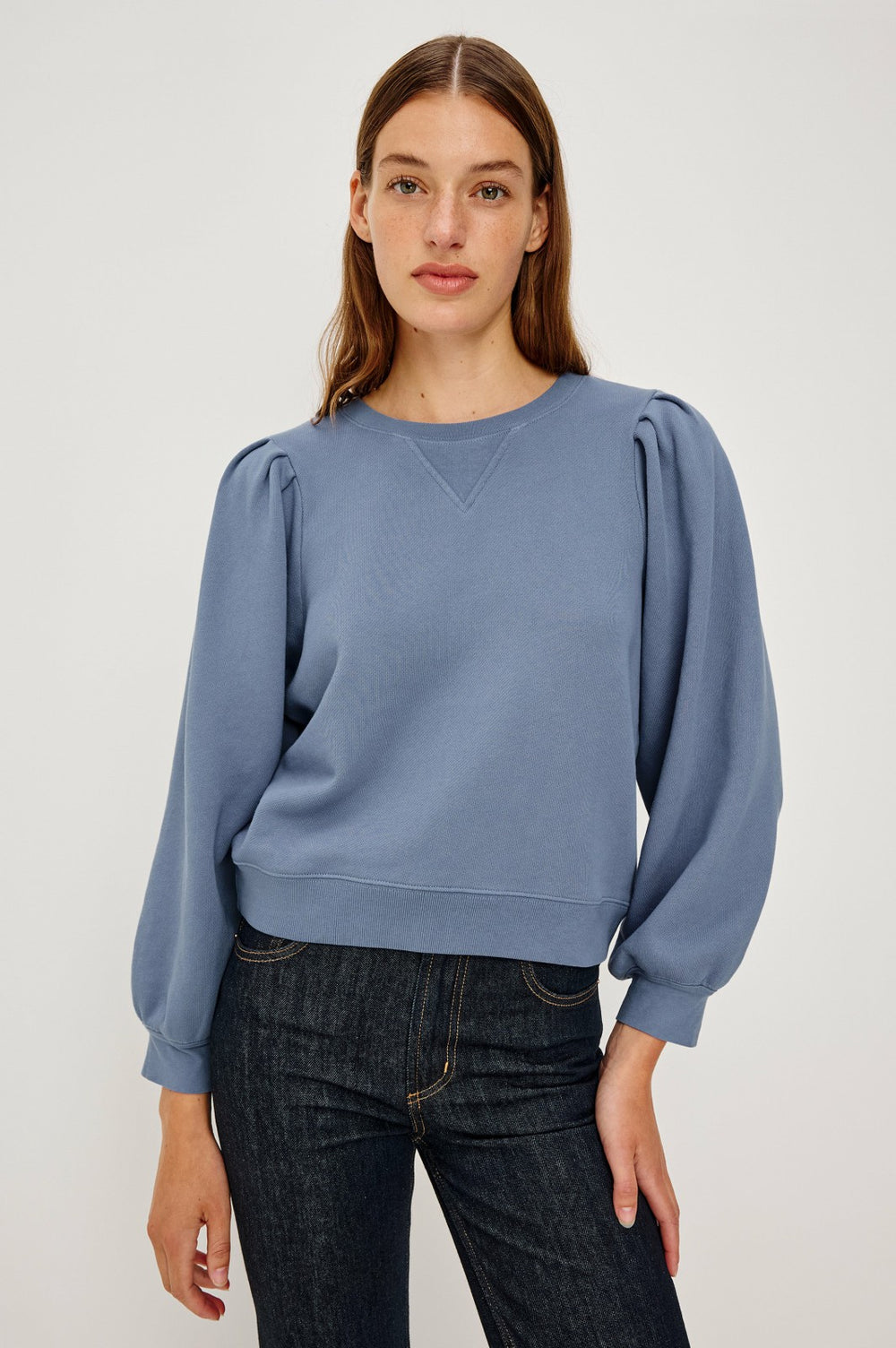 TIFFANY SWEATSHIRT - FADED PERIWINKLE| Rails outlet