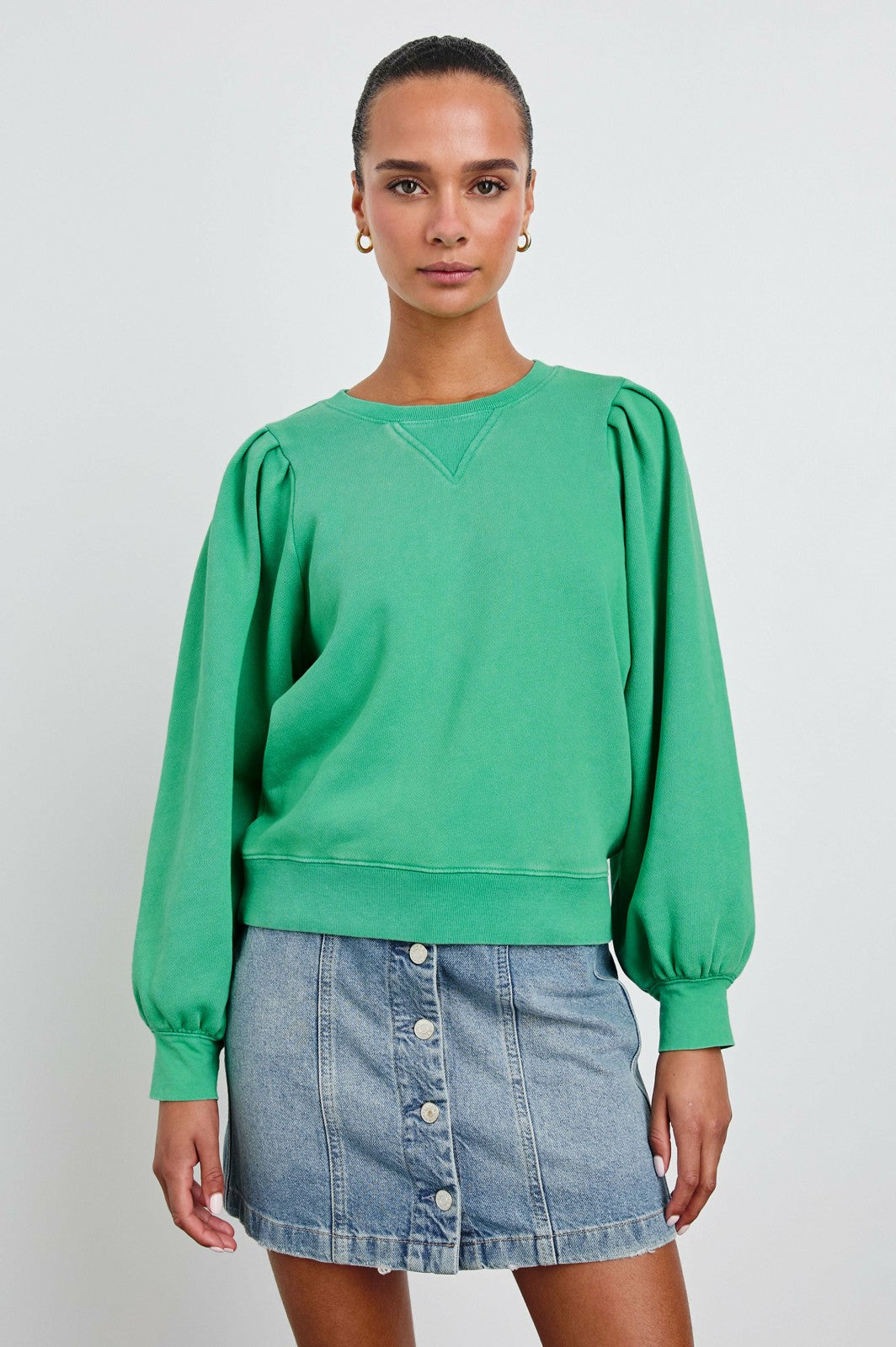 TIFFANY SWEATSHIRT - KELLY GREEN| Rails sale
