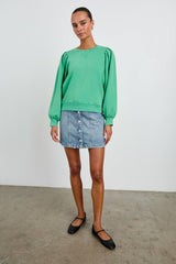TIFFANY SWEATSHIRT - KELLY GREEN| Rails sale
