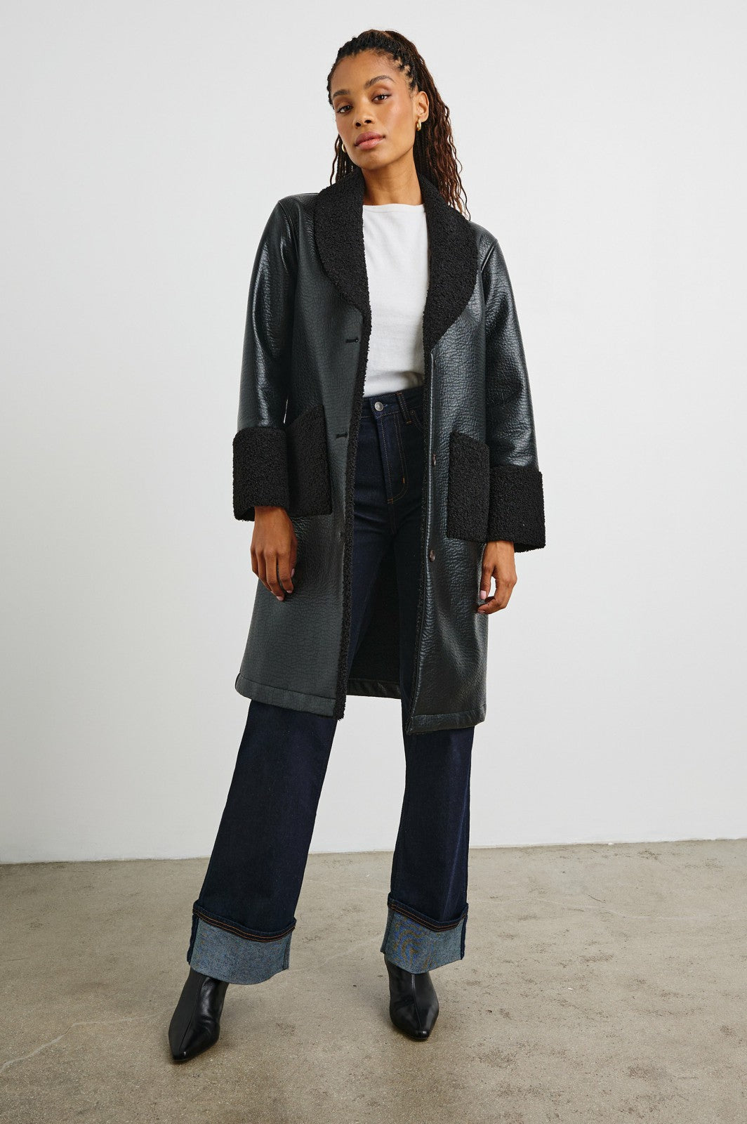 ZODIAC JACKET - BLACK SHEARLING| Rails near me
