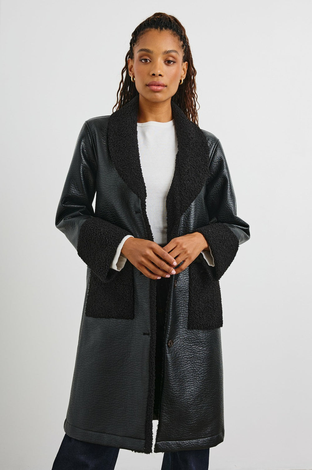 ZODIAC JACKET - BLACK SHEARLING| Rails near me