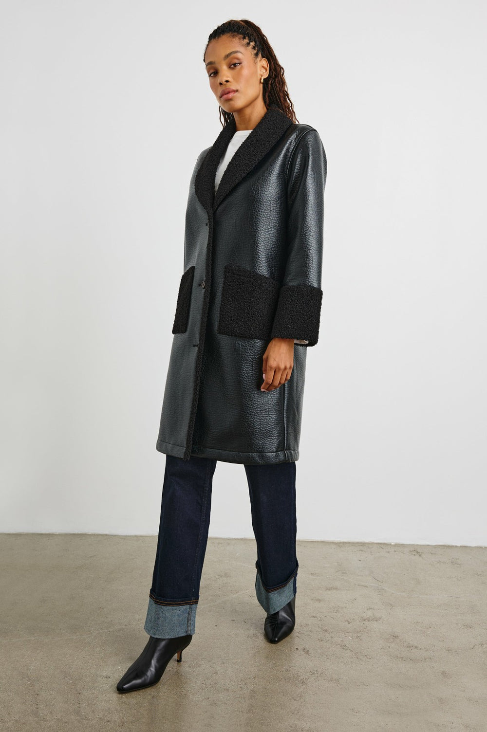 ZODIAC JACKET - BLACK SHEARLING| Rails near me