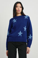 ZOEY SWEATER - COBALT GALAXY| Rails on sale